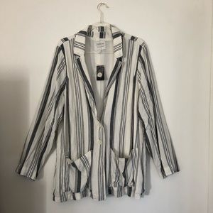 Torrid Linen Jacket and Short Set